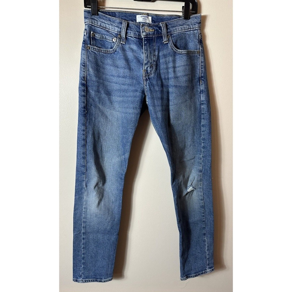 DENIZEN‎ Levi's Jeans Mens 28x30 Blue Denim 216 Slim Straight Western Bikercore